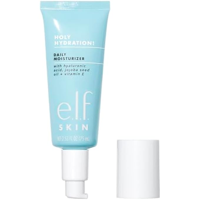 elf SKIN DAILY HYDRATION MOISTURIZER, ULTRA-HYDRATING FORMULA, INFUSED WITH ALOE, JOJOBA OIL & SHEA BUTTER, VEGAN & CRUELTY-FREE, 2.53 FL OZ - Image 3
